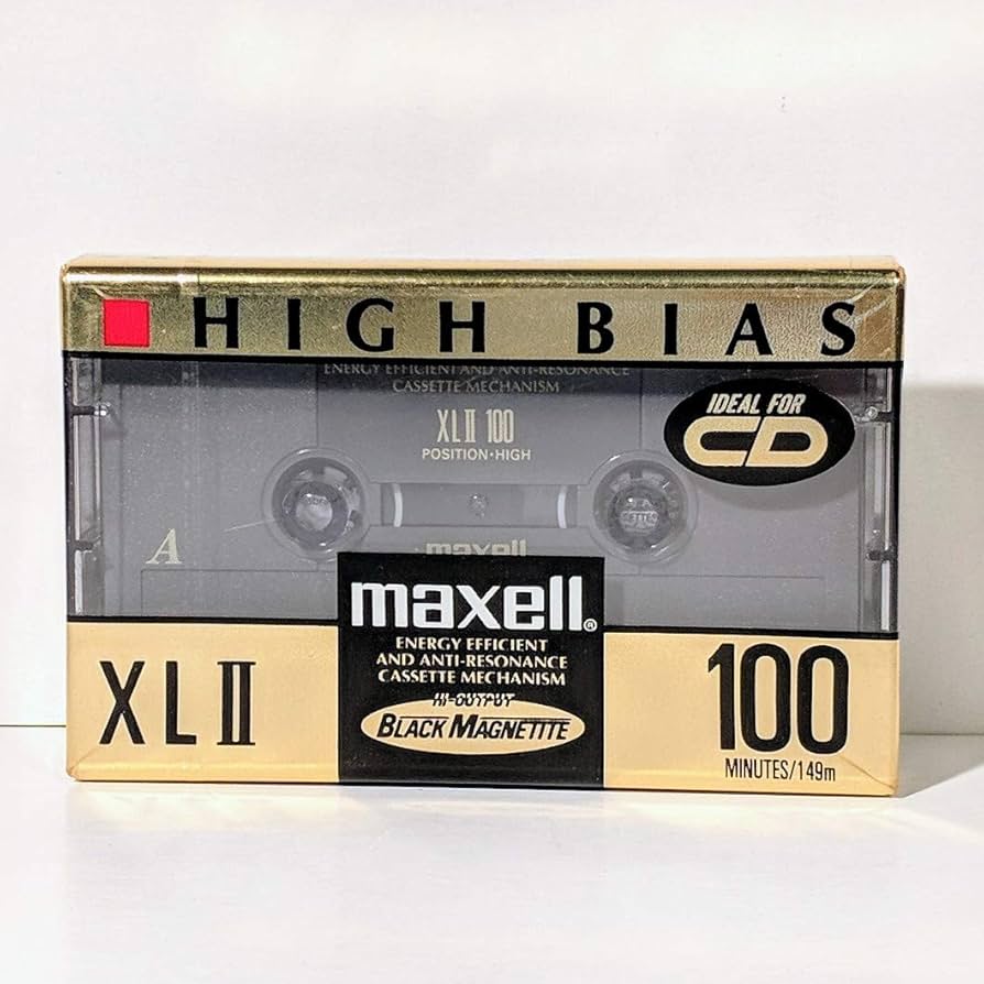 Xlii-100 Single High Bias Audio Cassette : Maxell Consumer Tape
