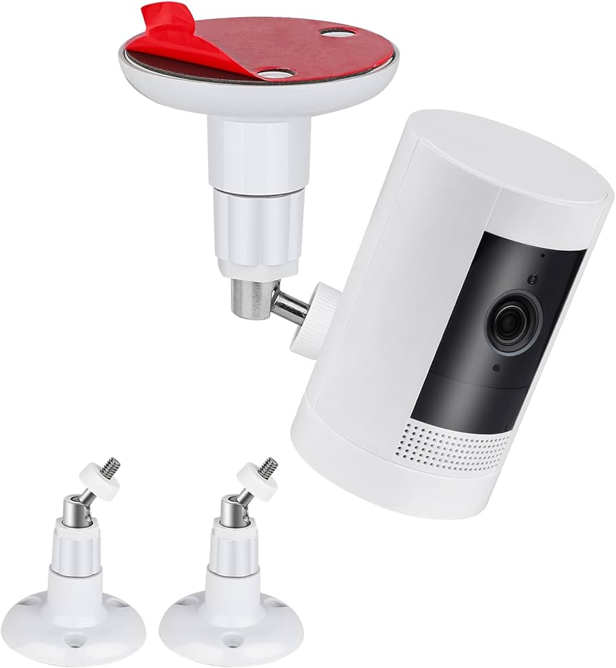 Amazon.co.jp: ALERTCAM 2パック 粘着壁マウント リングスティック