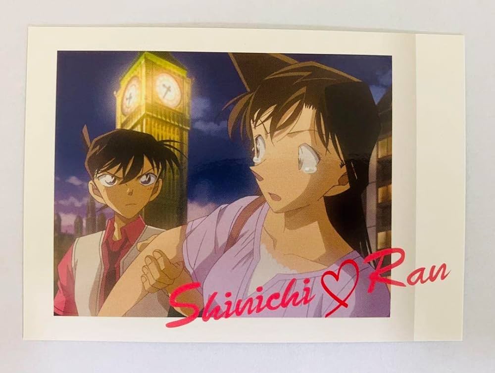 Amazon.co.jp: コナン 工藤新一 毛利蘭 カード ロンドン告白柄