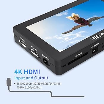 Amazon.com : FEELWORLD F6 Plus V2 6 inch DSLR Camera Field Touch