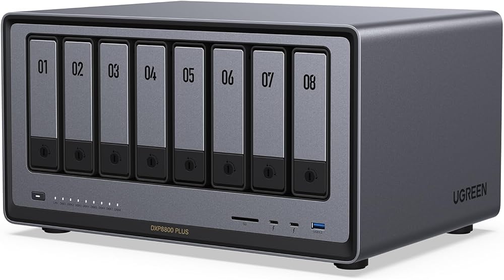 Amazon.co.jp: UGREEN NASync DXP8800 Plus 8ベイ デスクトップNAS