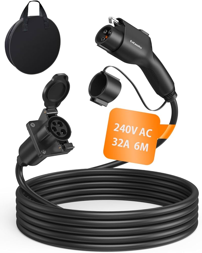Amazon.co.jp: EvKasoku 7.68KW 240V 32A 電気自動車充電器延長