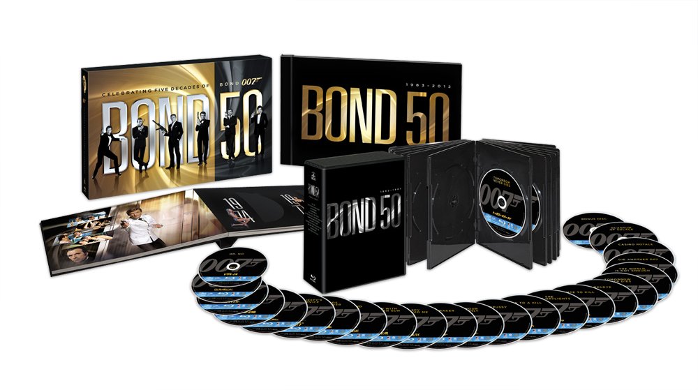 Amazon.co.jp: 007 製作50周年記念版 ブルーレイ BOX 〔初回生産限定