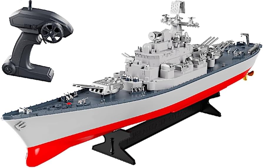 Amazon | USS ミズーリ 米国海軍 戦艦 RC ミリタリーモデル ボート 1