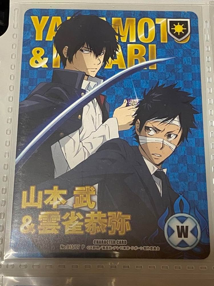 家庭教師ヒットマンREBORN 山本武 激レア箔押しサイン入り CCG 家庭