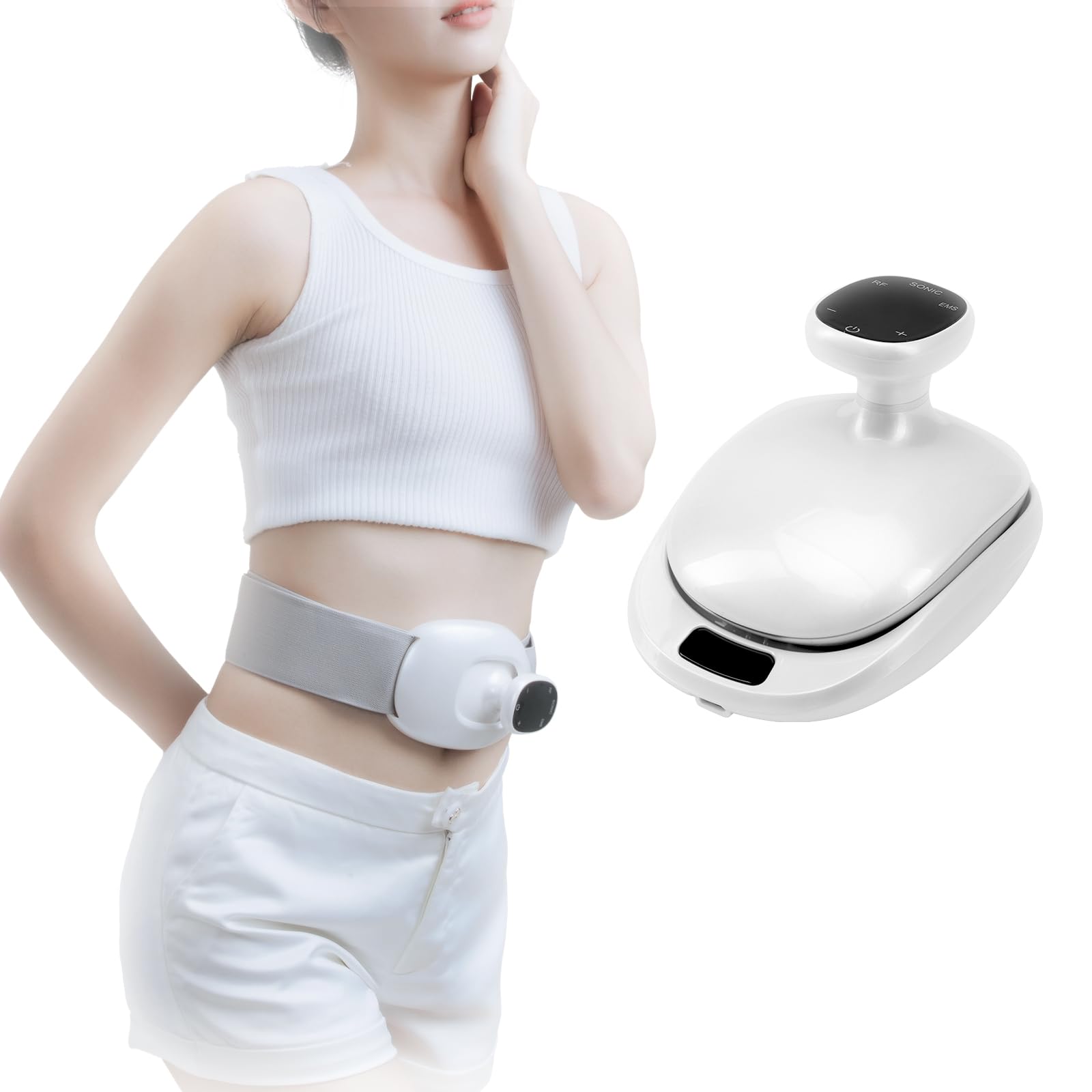 Amazon.co.jp: 【2024 新登場】 美顔器 ボディ美容器 固定ベルト付き 7