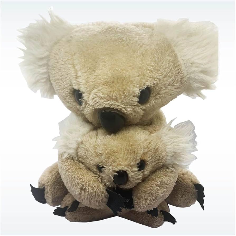 Amazon.co.jp: 本日限定昭和レトロ 親子コアラ ぬいぐるみ 当時もの