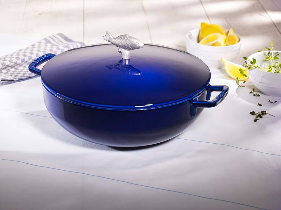 Amazon.co.jp: staub ストウブ 「 フィッシュ ココット 28cm グラン