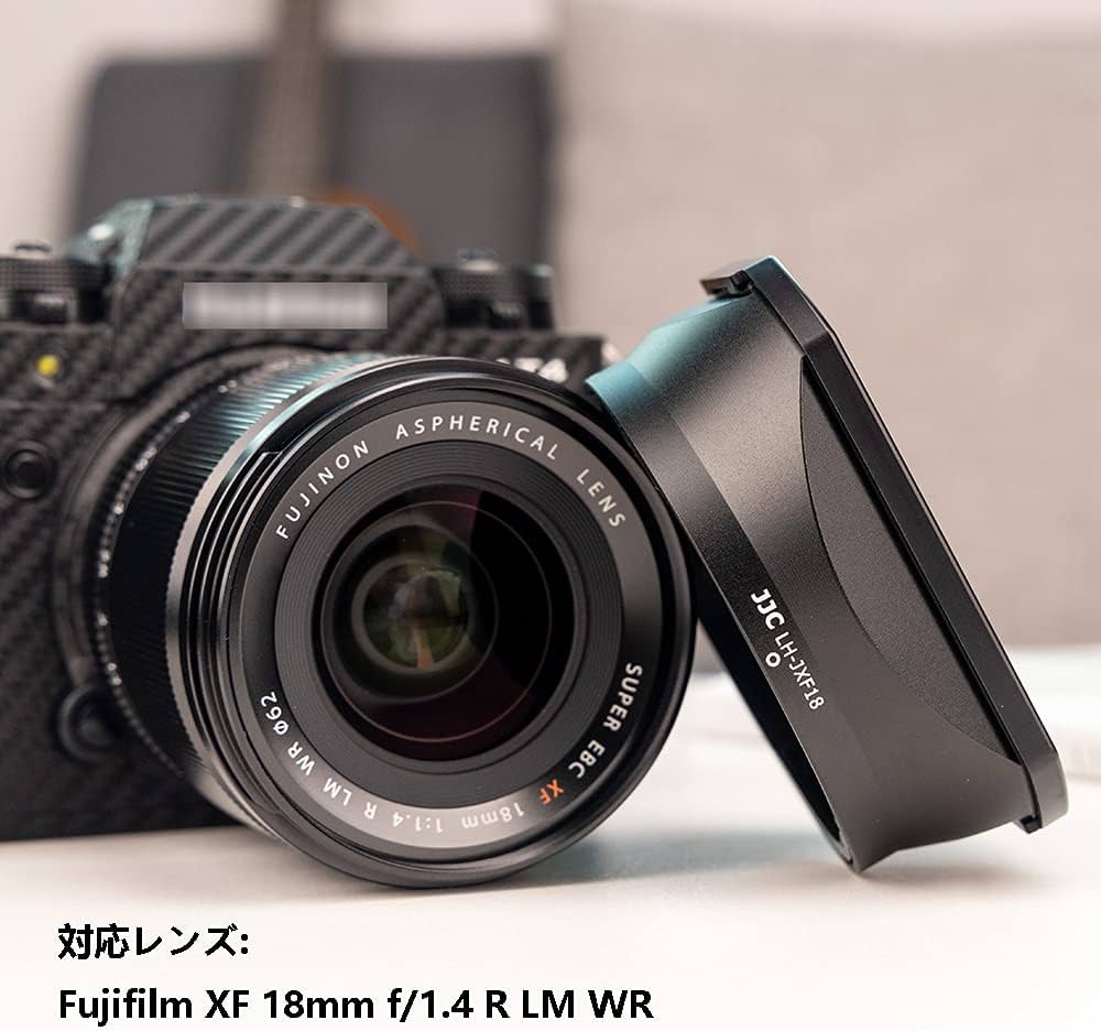 Amazon | JJC LH-XF18 メタル 正方形 レンズフード + フードキャップ