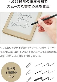 Amazon | キングジム(Kingjim) デジタルノ-ト フリ-ノ ベージュ FRN10