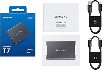 Amazon.com: SAMSUNG T7 Portable SSD, 4TB External Solid State