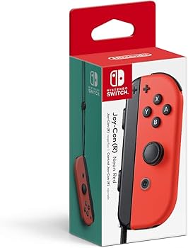 Amazon.com: Nintendo Joy-Con (R) - Neon Red - Nintendo Switch