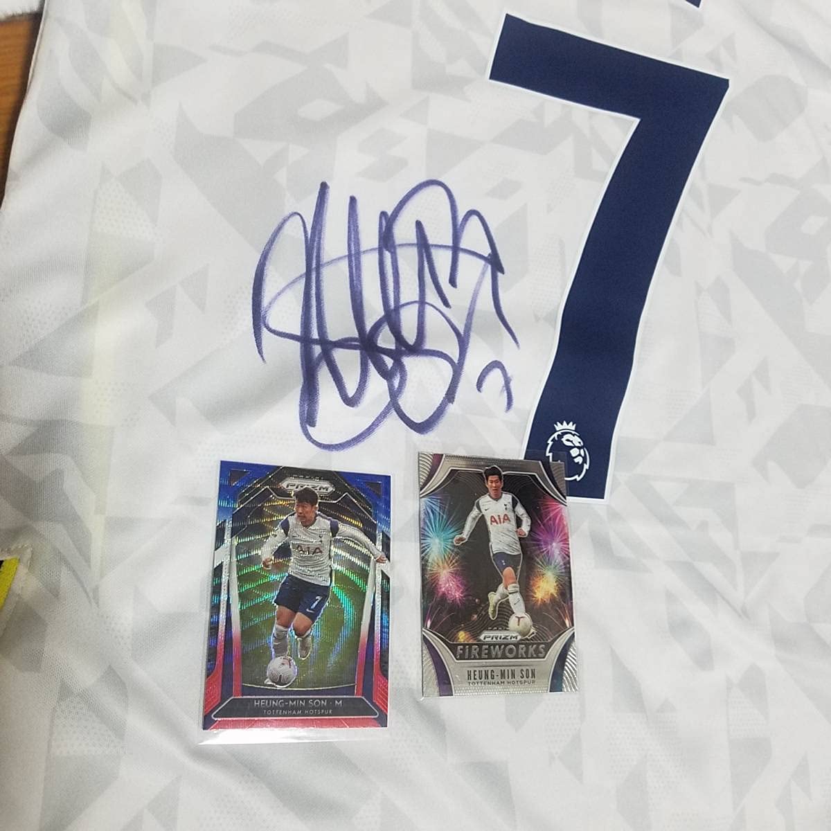 Amazon.co.jp: 孫 興民 ソンフンミン直筆サイン入り トッテナム 20/21