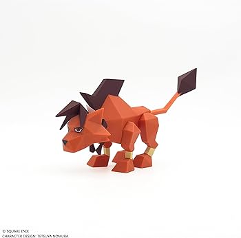 Amazon | FINAL FANTASYVII ポリゴンソフビ レッド13 | フィギュア