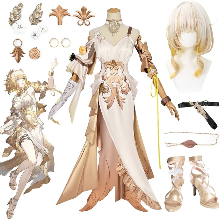 Amazon.co.jp: 崩壊スターレイル アグライア コスプレ衣装 セット