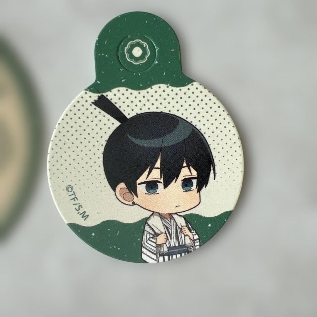 チェンソーマン 極楽湯 バッジ アキ チェンソーマン 早川アキ 極楽湯