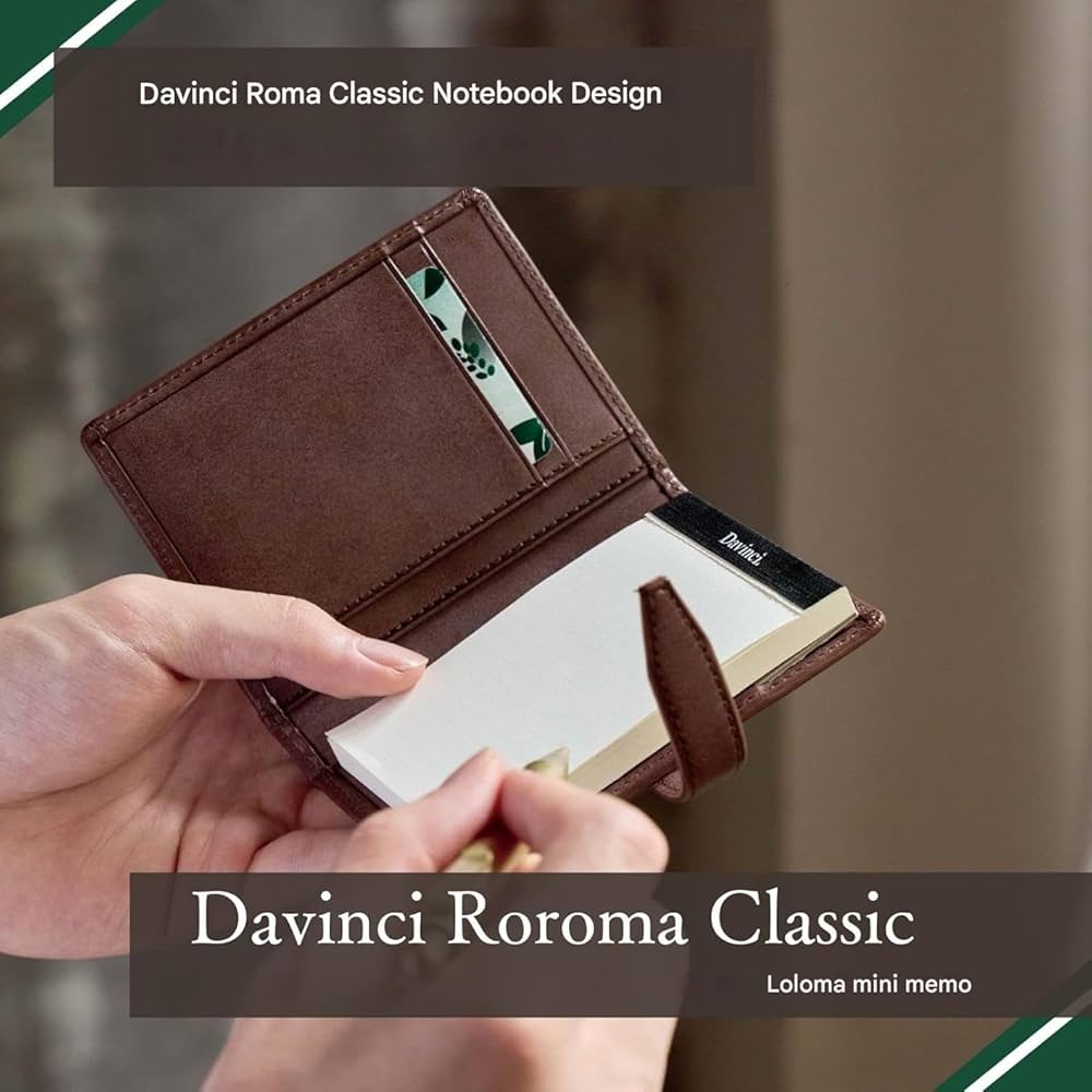 Amazon | レイメイ藤井 メモホルダー ダヴィンチ ロロマミニメモ 本革
