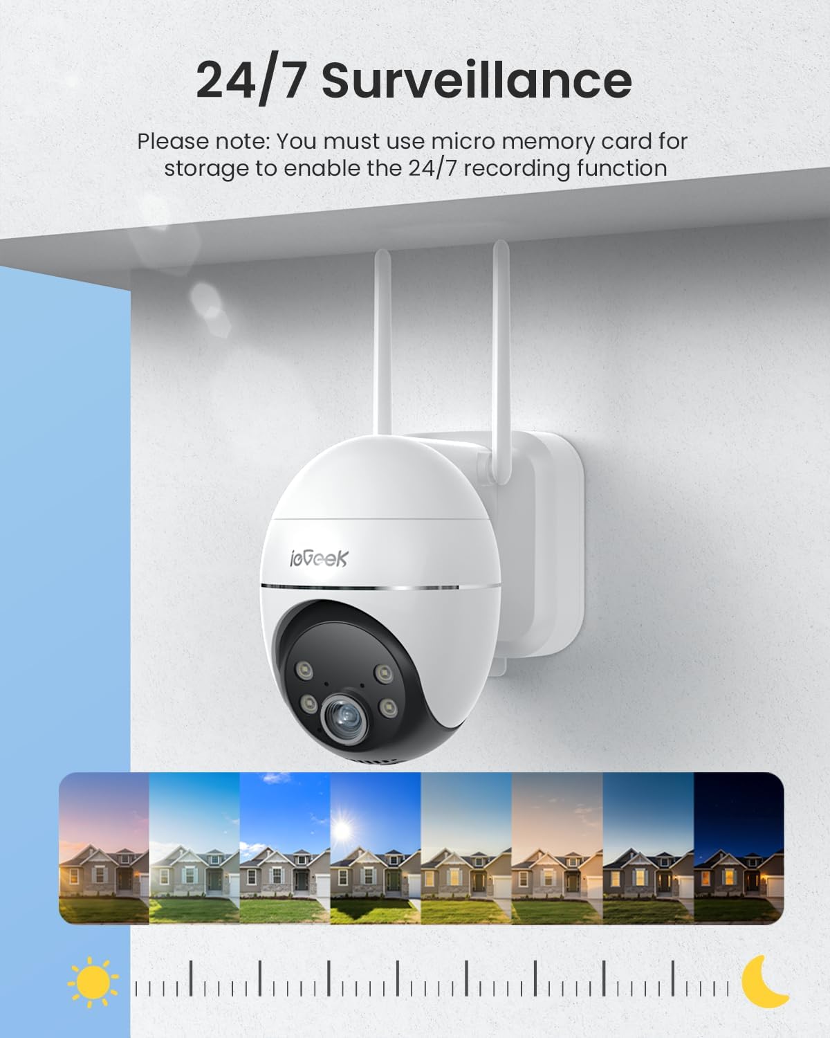 ieGeek S7 AOV 屋外セキュリティカメラ ユーザーマニュアル