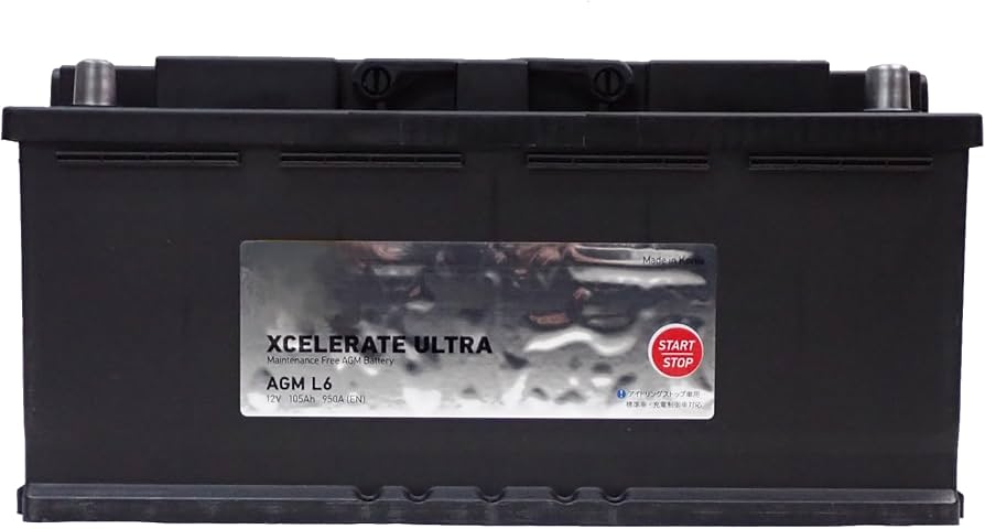 Amazon | AGMバッテリー AGML6 LN6 12V 105AH E64 F12 F13 E65 E66 E67