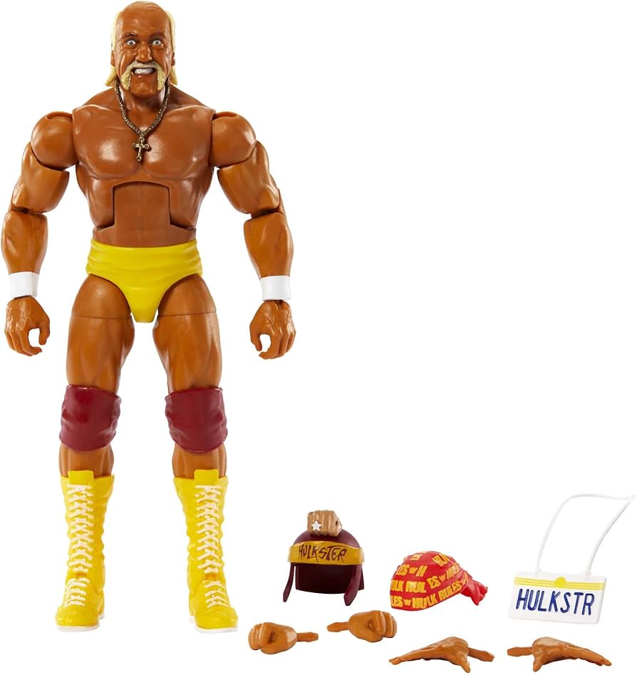 Amazon.com: Mattel Hulk Hogan Elite Collection Action Figure, 6