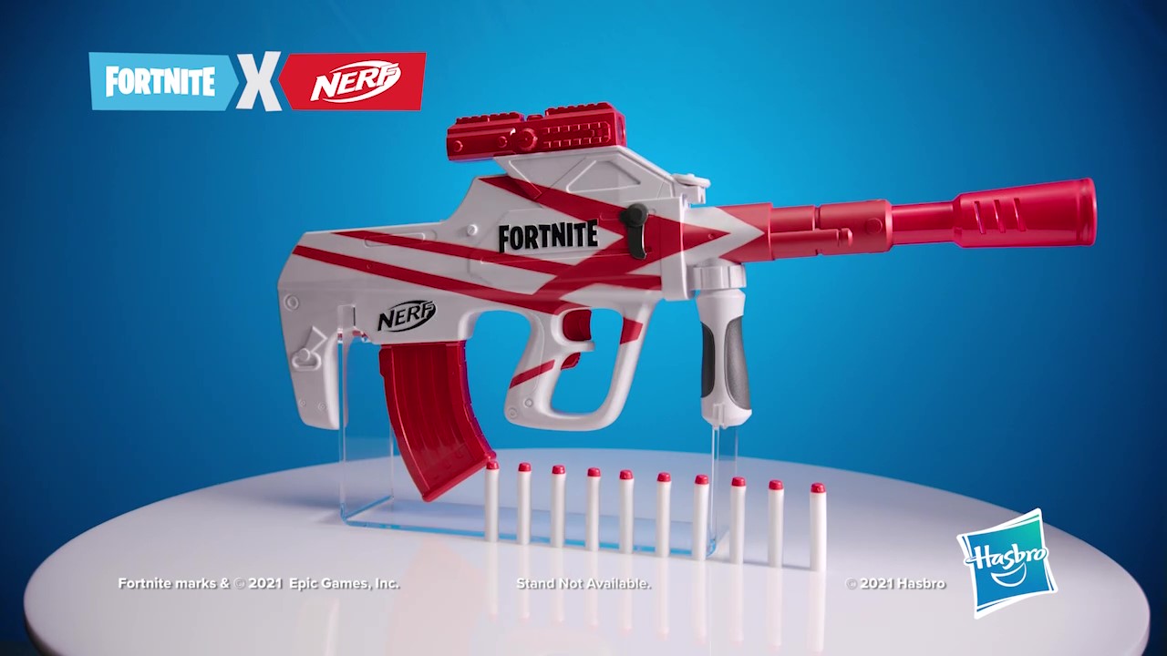 Amazon.com: Nerf Fortnite B-AR Motorized Dart Blaster - Fortnite