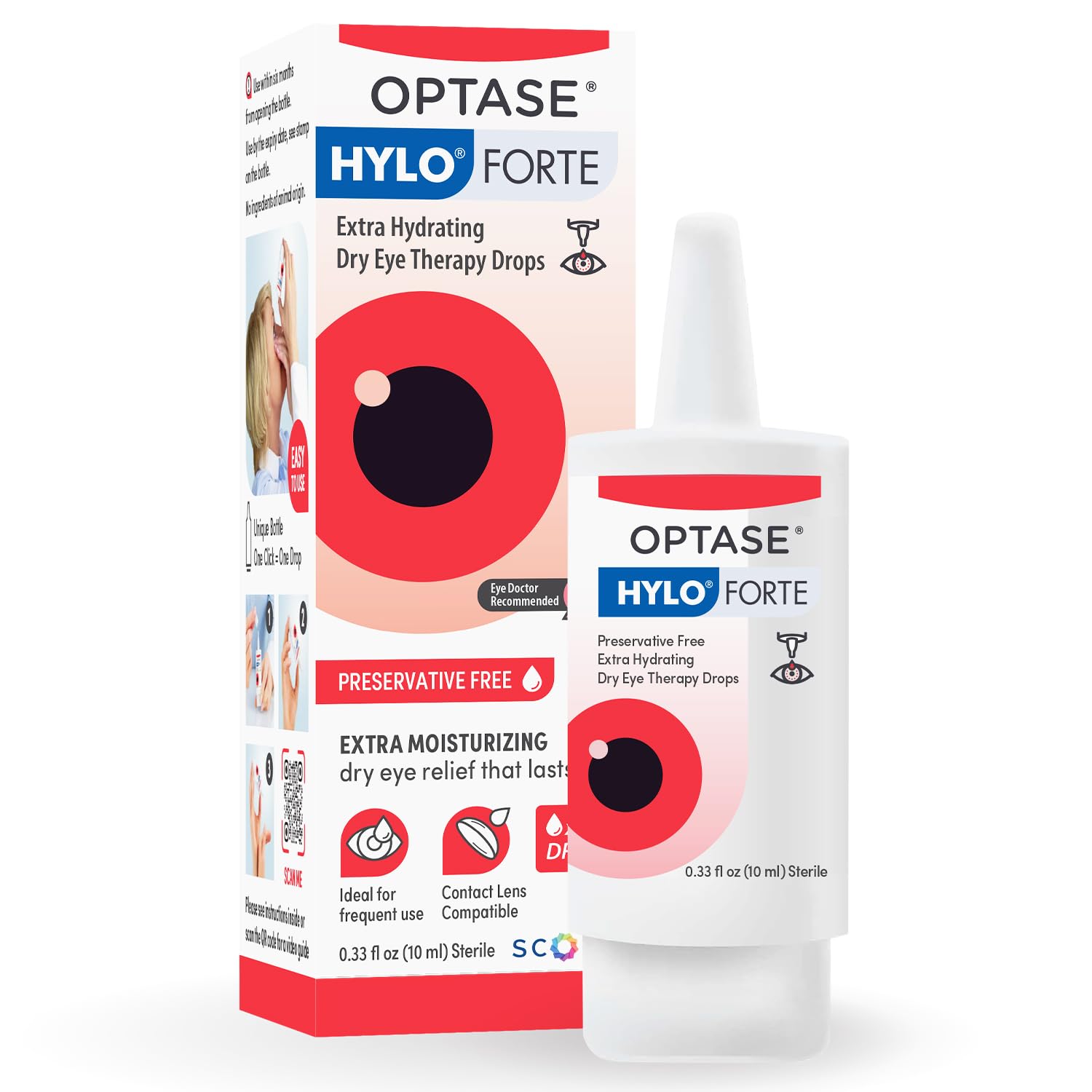 Amazon.com: Optase HYLO Forte Dry Eye Drops, Preservative-Free 300