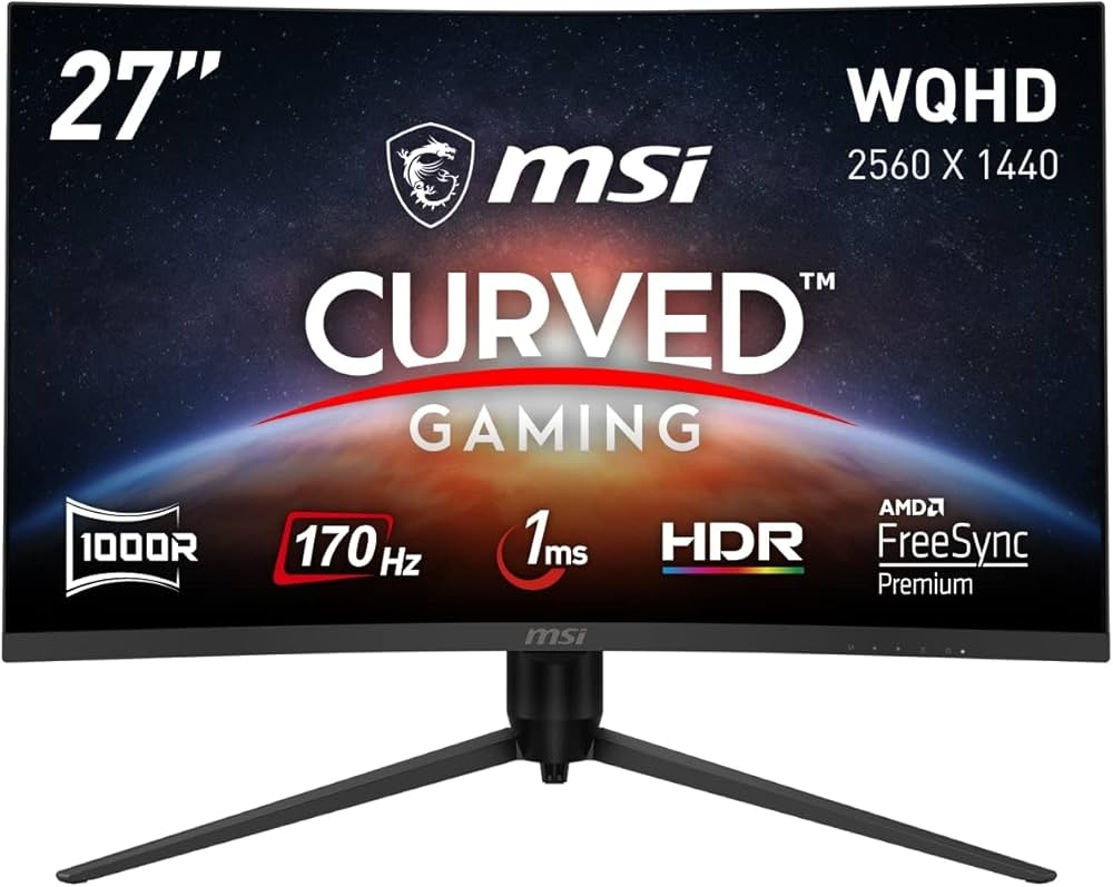 Amazon.co.jp: MSI 湾曲ゲーミングモニター G271CQP E2 27インチ/WQHD