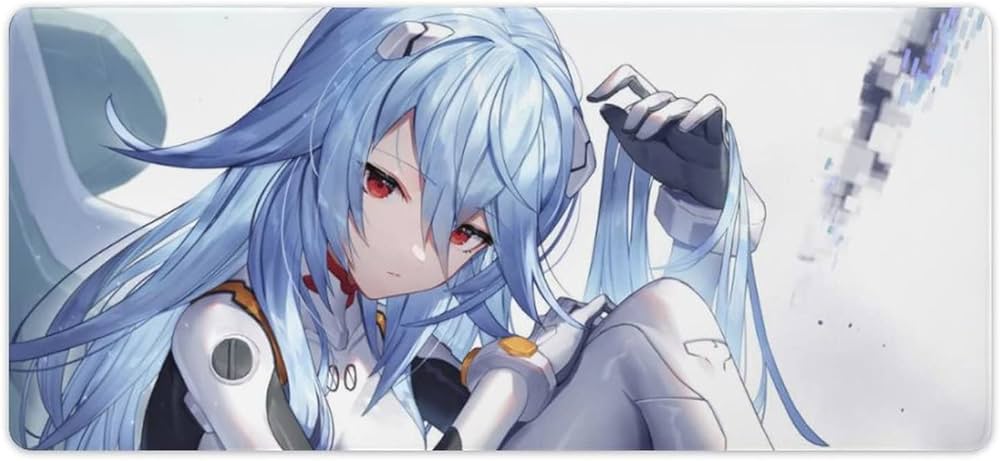 Amazon.co.jp：新世紀エヴァンゲリオンマウスパッド 大型 綾波レイ