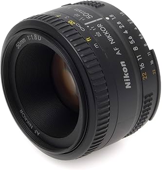Amazon.com : Nikon AF FX NIKKOR 50mm f/1.8D Lens for Nikon DSLR