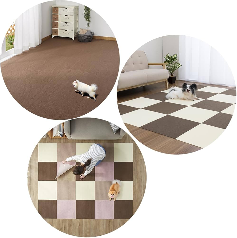 Amazon.co.jp: 【日本製 滑り防止 洗える】ペットマット 大判 20枚