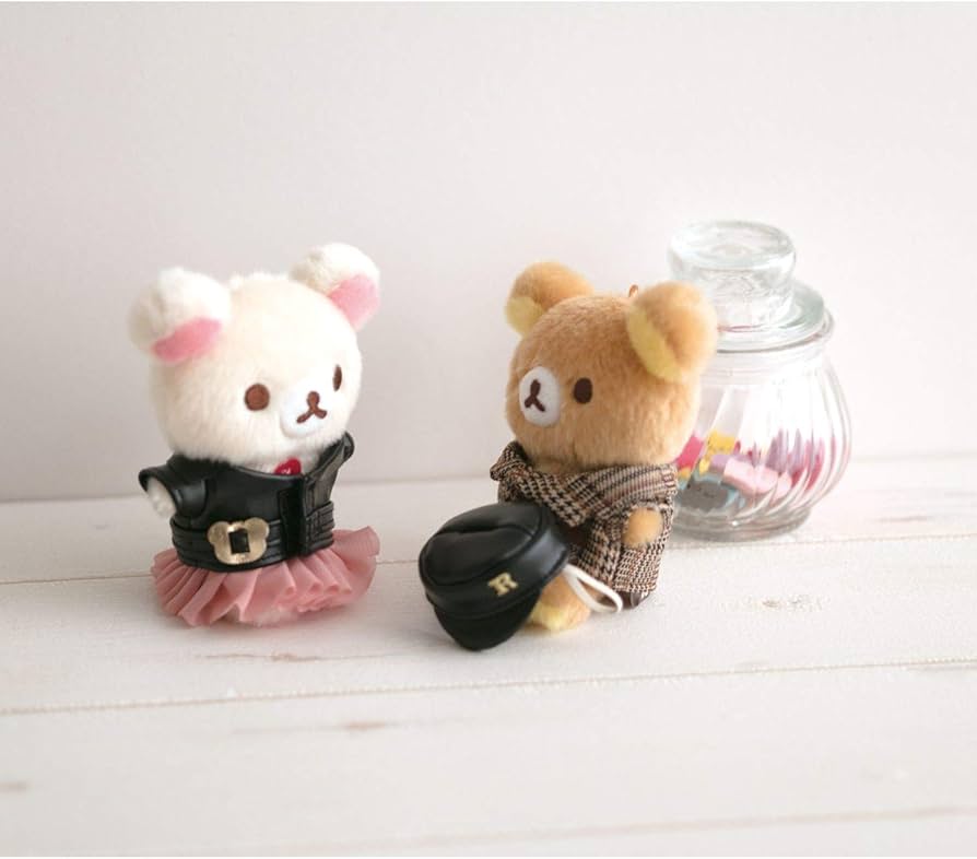 リラックマ おでかけ ぬいぐるみ キーホルダー いつでもいっしょ