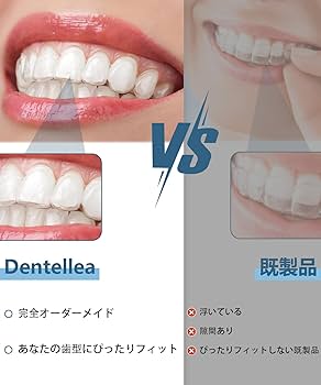 Amazon.co.jp: Dentellea カスタム マウスピース 2個セット 上下対応