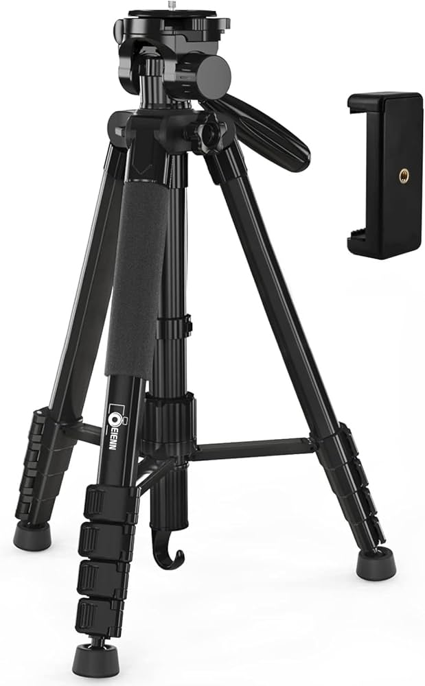 Amazon | Eienn 三脚 カメラ用 一脚可変式 全高190cm 脚径25mm 5段