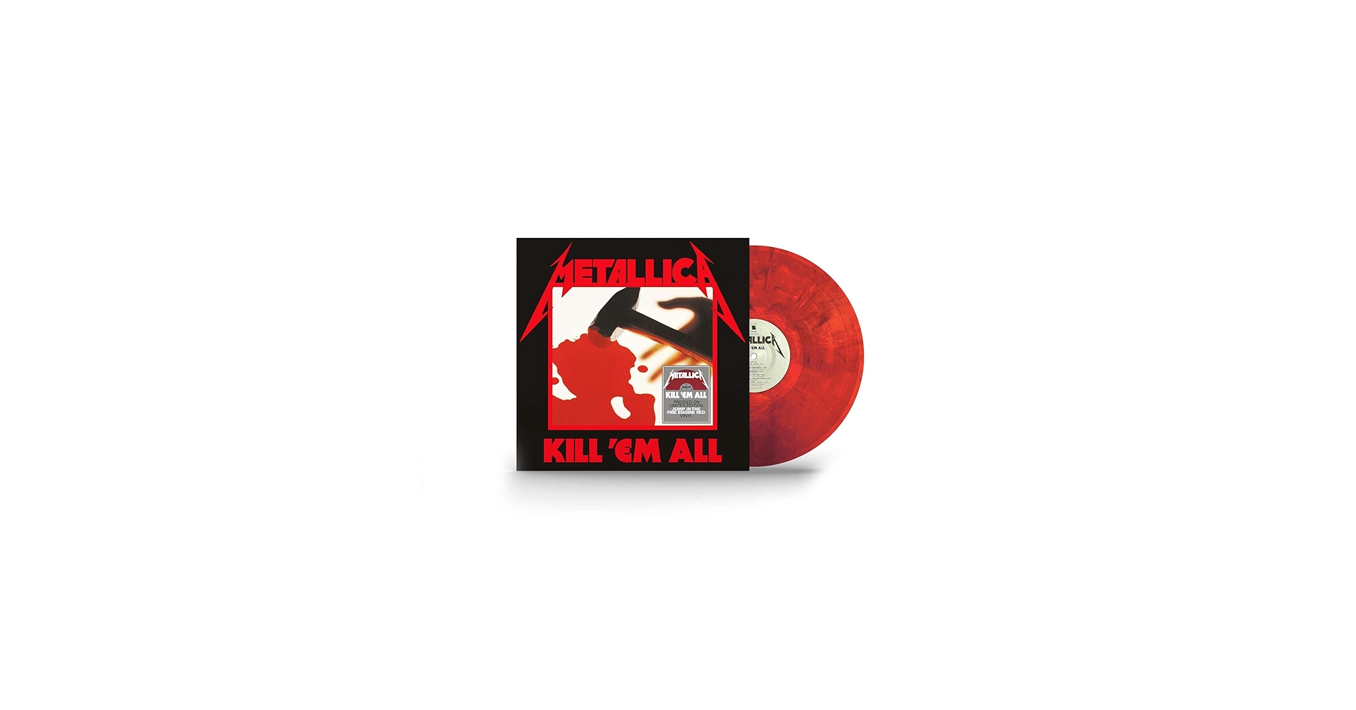 Amazon.com: Kill Em All - 'Jump Into The Fire Engine Red' Colored