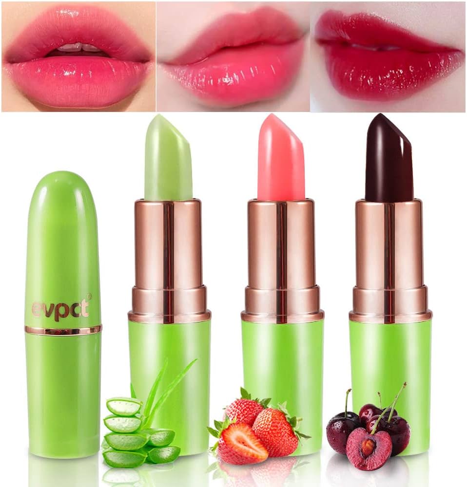 Amazon.com : evpct 3Pcs Magic Color Changing Lipstick Long Lasting