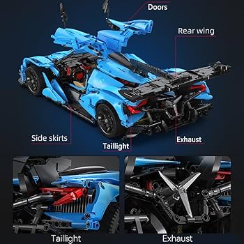 Amazon.co.jp: CaDA Master Apollo IE C64003W スーパーカー 組み立て