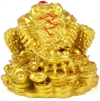 Amazon.co.jp: お金のカエル 三本脚の蛙 銭蛙 ミニ銭蛙 カエルの置物