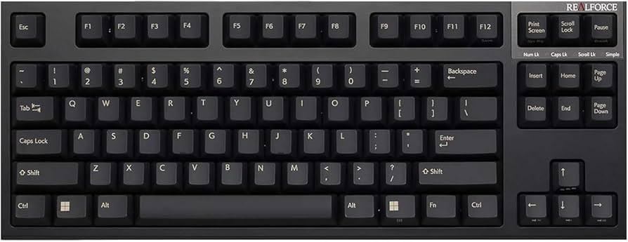 Amazon.co.jp: REALFORCE R3S キーボード 有線 テンキーレス 30g 英語