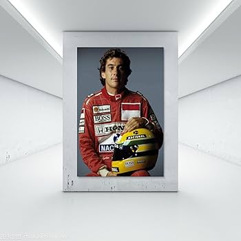 Amazon.co.jp: アイルトン・セナ F1グランプリ キャンバスアート