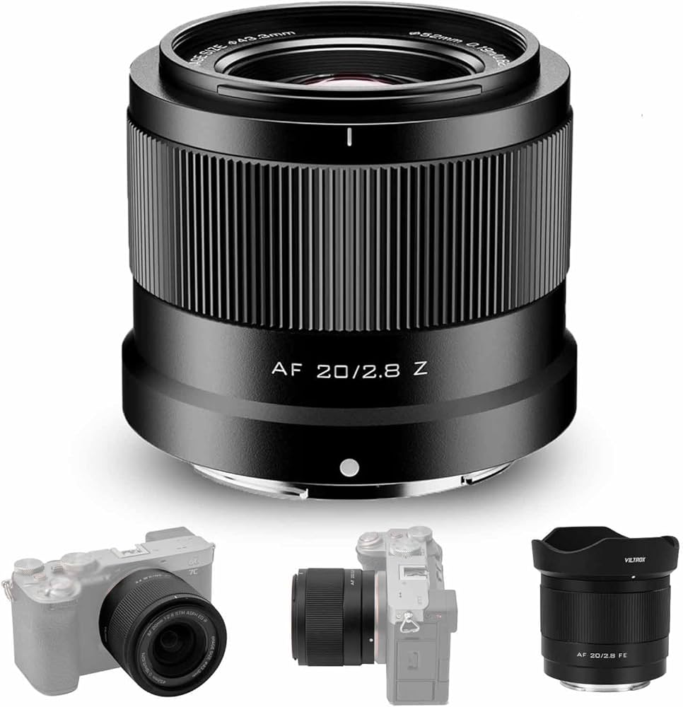 Amazon.co.jp: Viltrox 20mm F2.8 Z カメラレンズ フルサイズ対応 広角