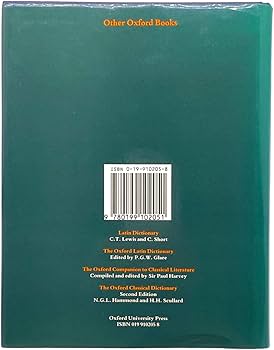 Elementary Latin Dictionary: Lewis, Charlton T.: 9780199102051