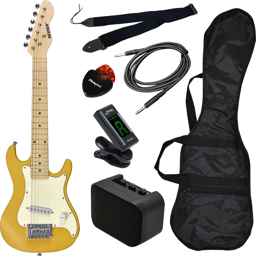 Amazon | SELDER セルダー 子供用 ミニエレキギター STM-05/YW