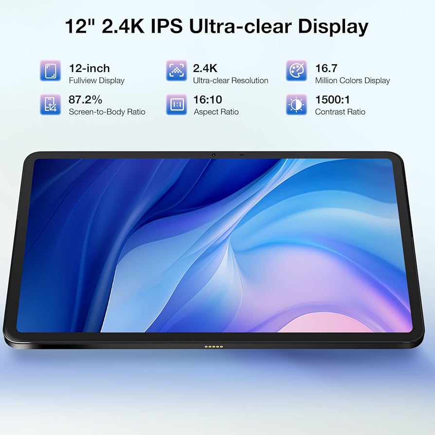 Amazon.com : DOOGEE T40PRO 12 inch Tablet, Android 14 Tablets with