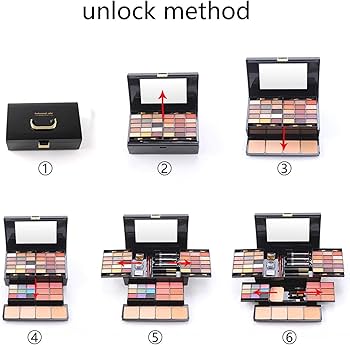 Amazon.co.jp: アイシャドウパレット メイクパレット39色入り リップ