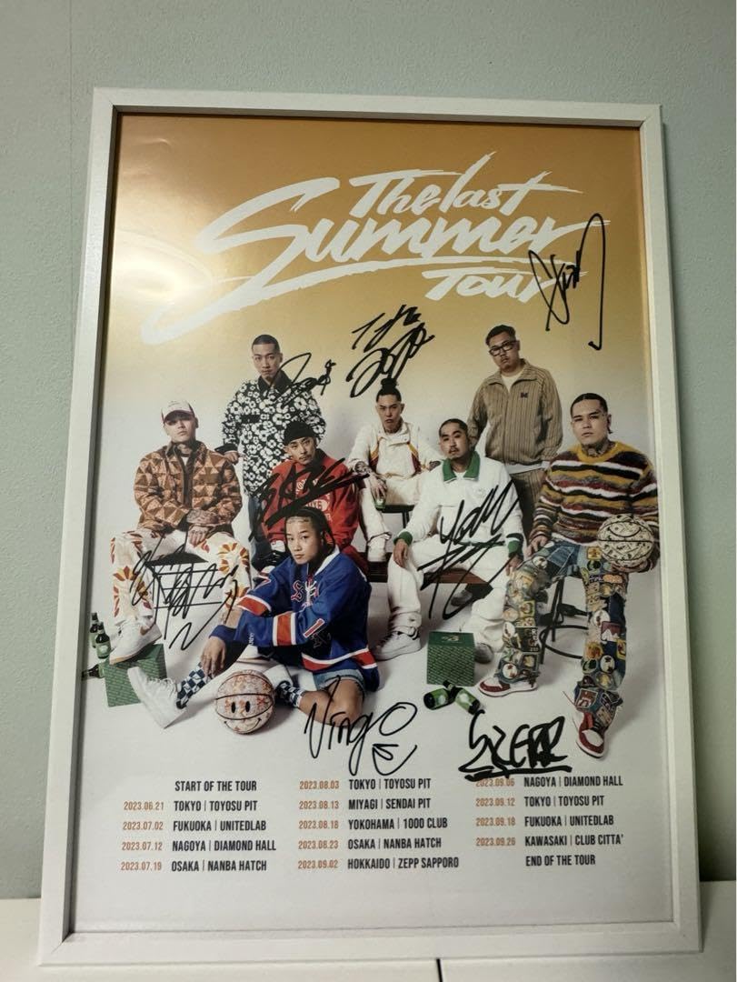 当選品 Poppin'Party STAR BEAT ポスター サイン入り 当選品 Poppin