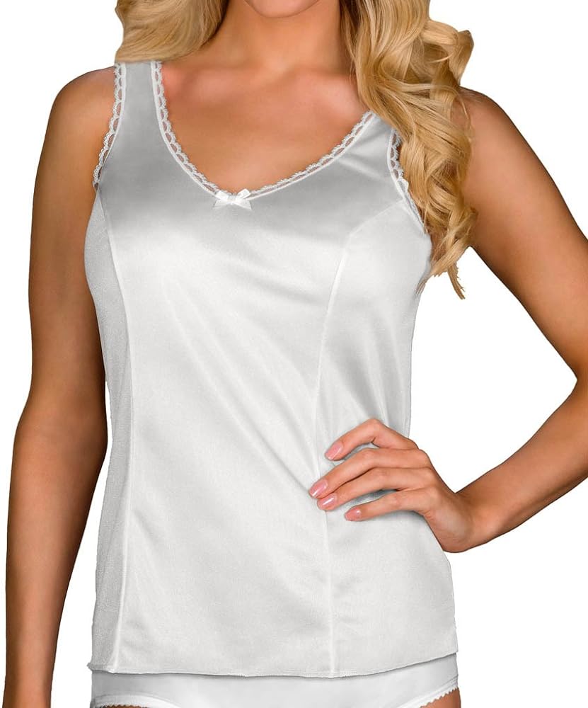 Shadowline Women's Princess Wide Strap Camisole 2410 Beige at