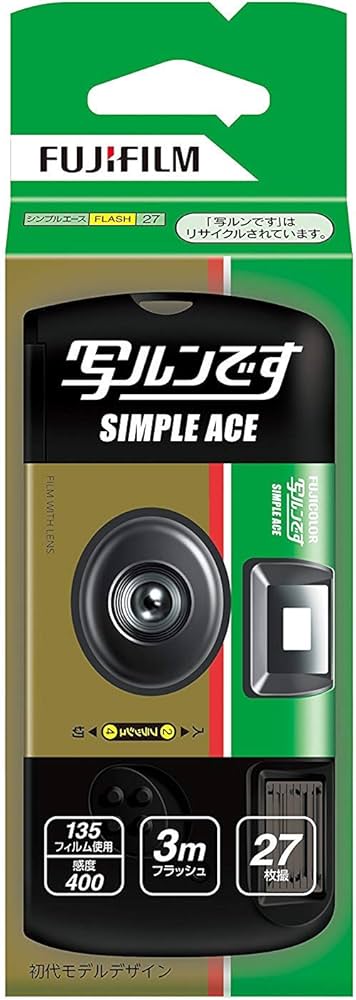 Amazon | instax 写ルンです シンプルエース SP FL27×5点 | レンズ付き