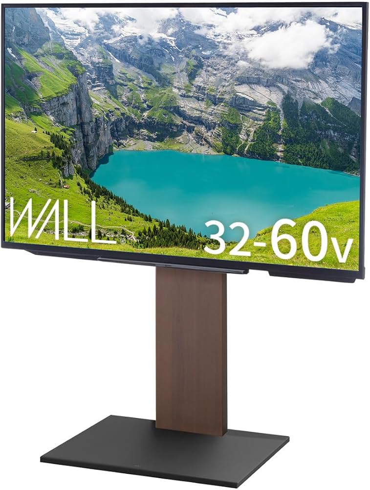 Amazon.co.jp: WALL V2E TV Stand Low Type Walnut 32~60 Inch