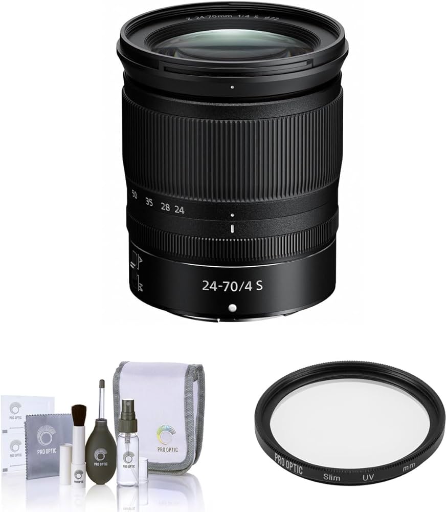 Amazon.com : Nikon NIKKOR Z 24-70mm f/4 S Lens, Bundle with