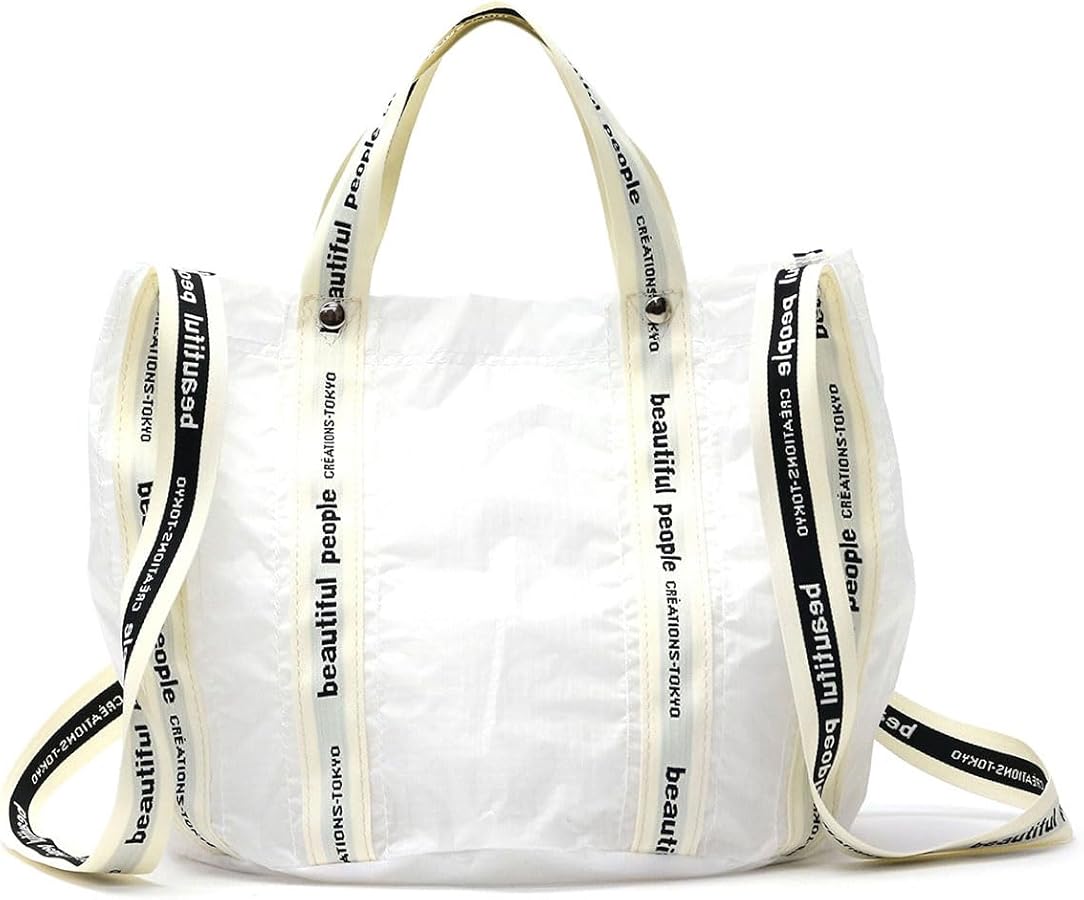 Amazon | [ビューティフルピープル] sail cloth logo tape shift bag S